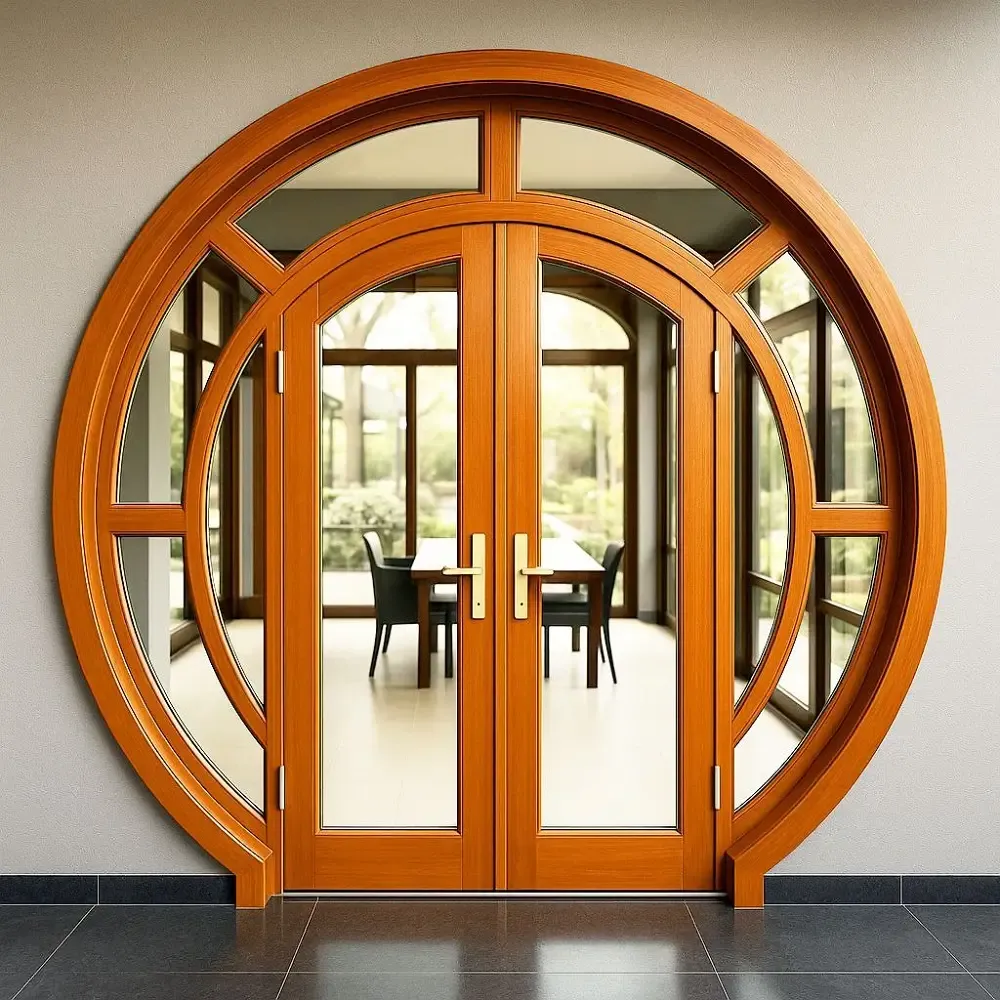 1.Transformasi Hunian Mewah dengan Kusen Aluminium Lengkung: Elegansi yang Memikat