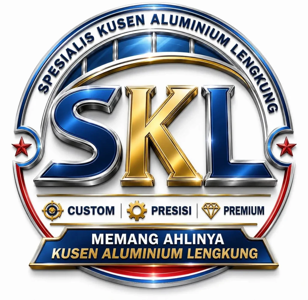 logo skl kusen aluminium lengkung