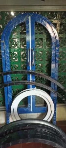 kusen jendela lengkung bending