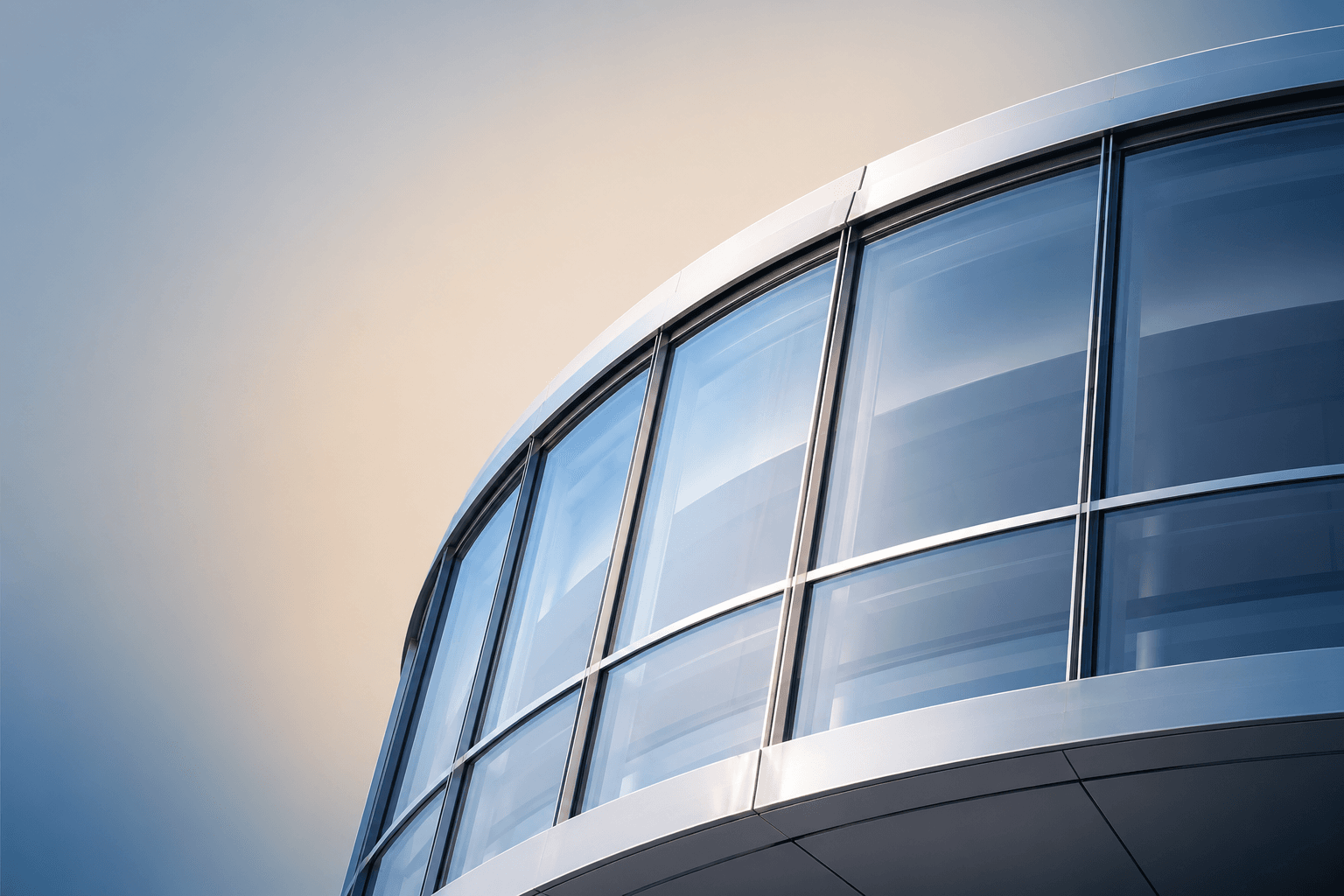 transom curtain wall bending