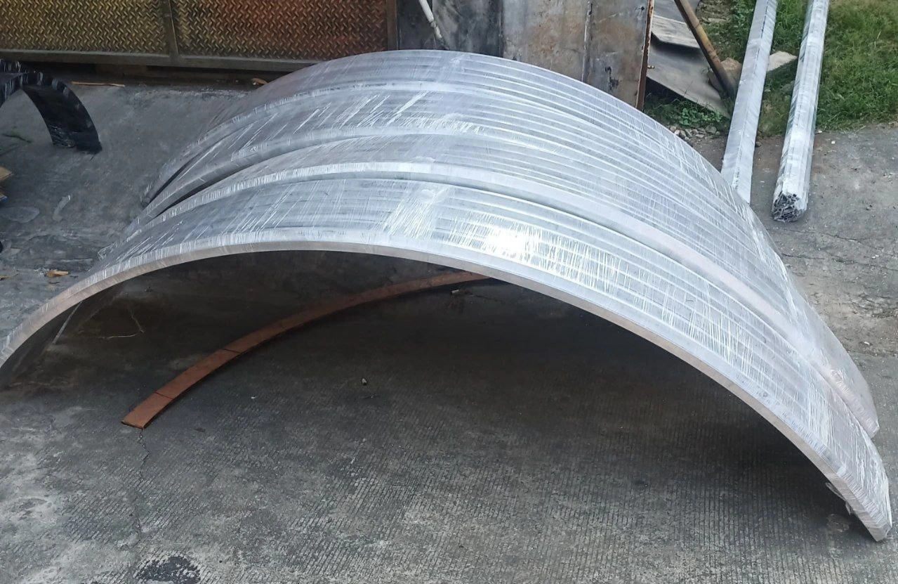 transom curtain wall bending